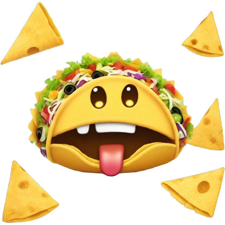Taco monster emoji