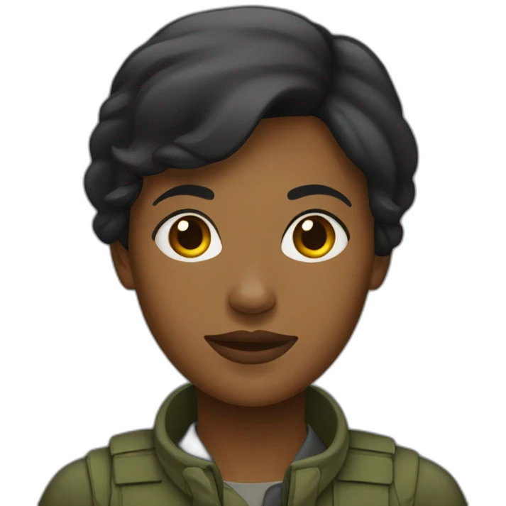 femme noire fatiguée emoji