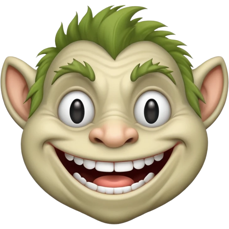 Troll face emoji