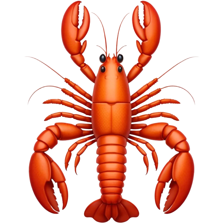 White lobster  emoji
