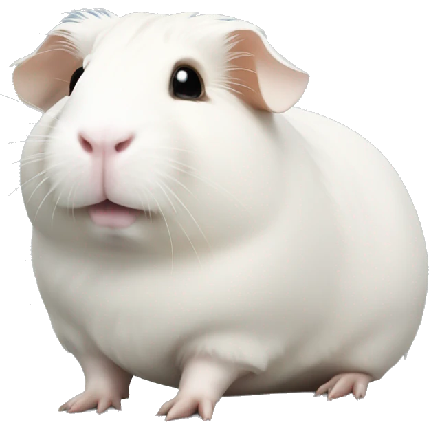 White guinea pig emoji