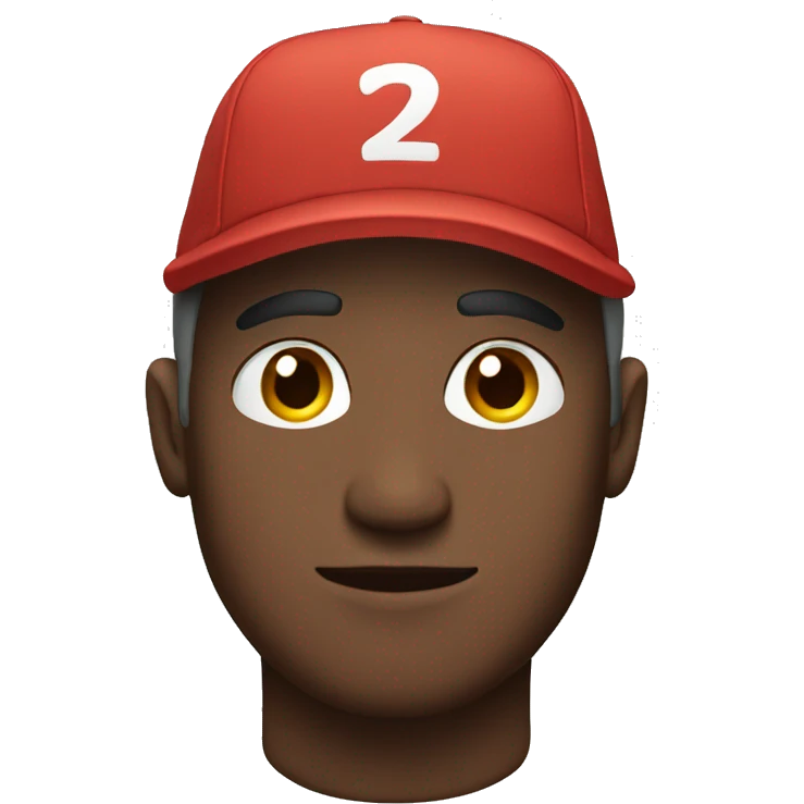 Man wearing a cap emoji