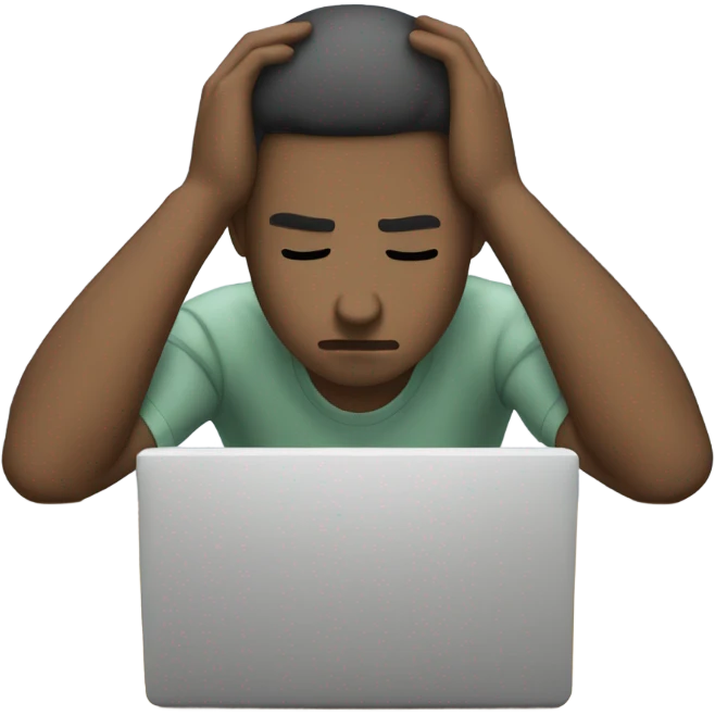 Banging head on desk emoji