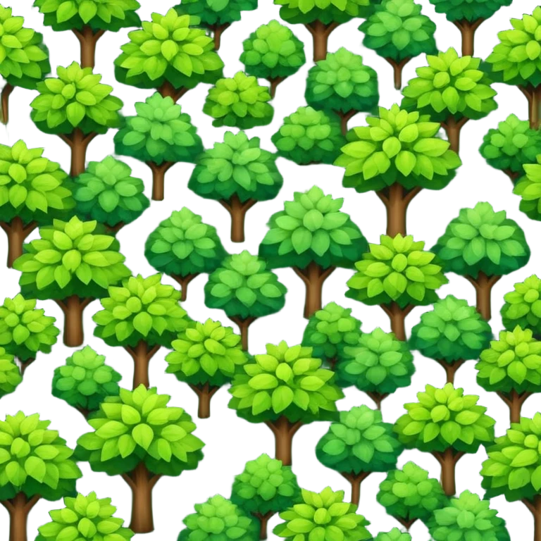 Pretty trees emoji