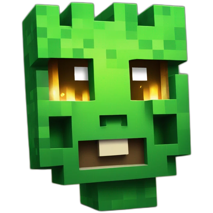 minecraft creeper about to explode emoji