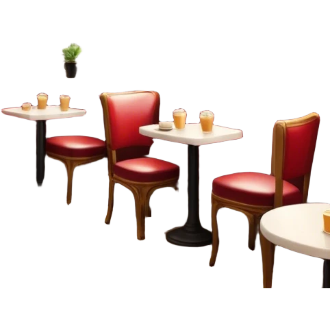 Cinematic Realistic Caf√© Culture Pop Culture Emoji, showcasing a vibrant French caf√© scene rendered with rich textures and warm, inviting lighting. emoji
