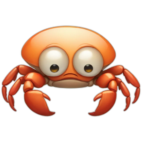 sad crab emoji
