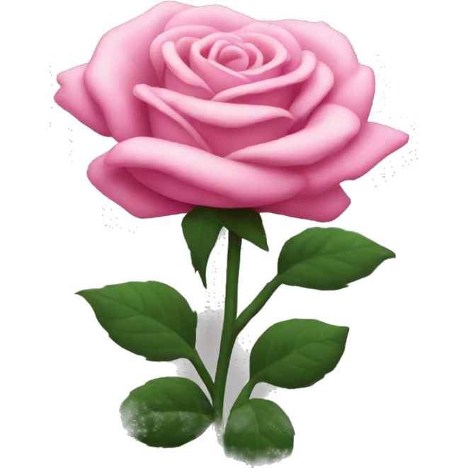 Pink rosebush emoji