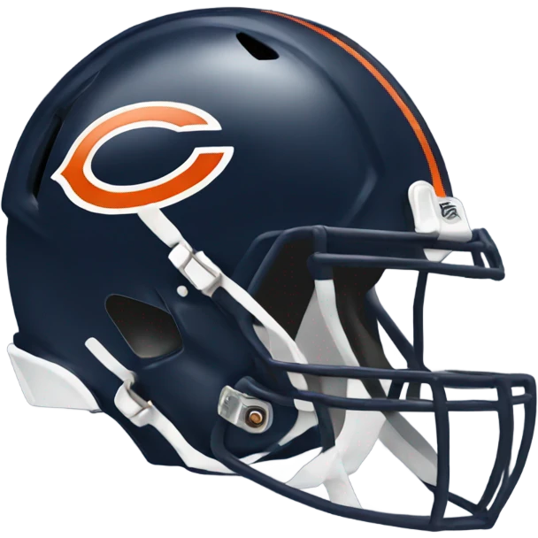 Chicago bears helmet emoji