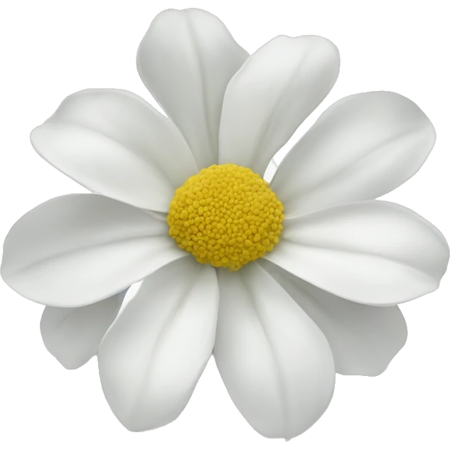 White flower  emoji