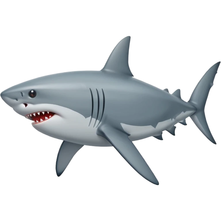 White shark svg emoji