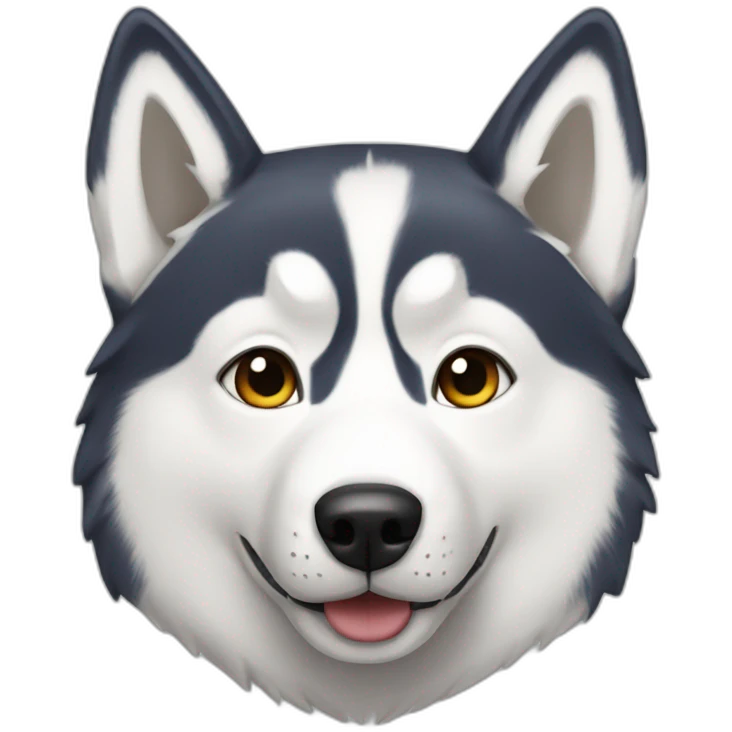 Husky blanc emoji