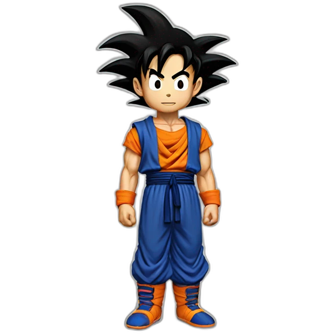 does goku clean nuts? emoji