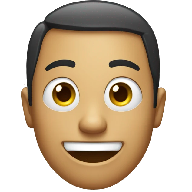 A smile face. With an X symbol on the eyes. It must be clear on the inside background.  emoji