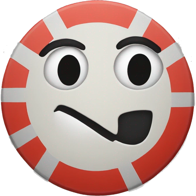 stop sign round emoji