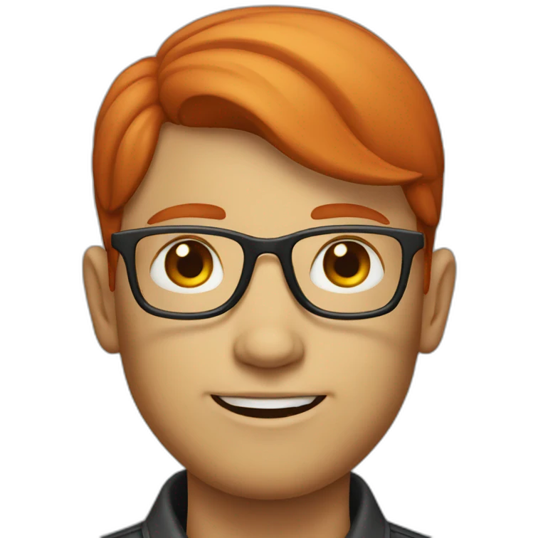 red head nerd emoji