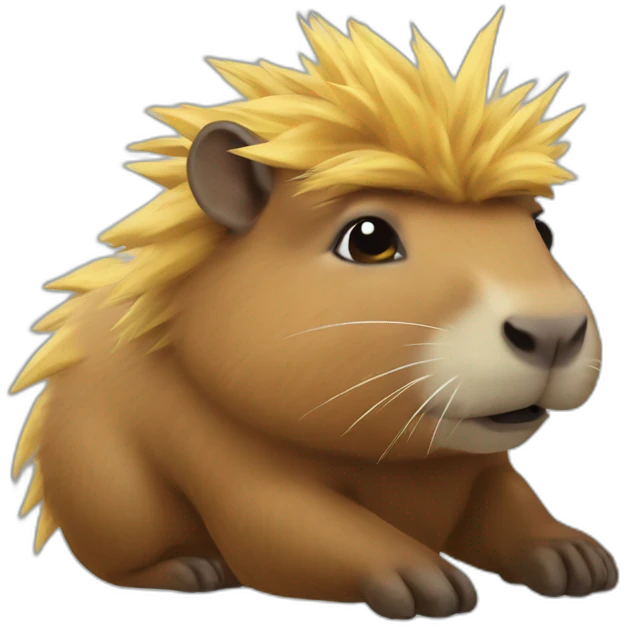 capybara super saiyan emoji
