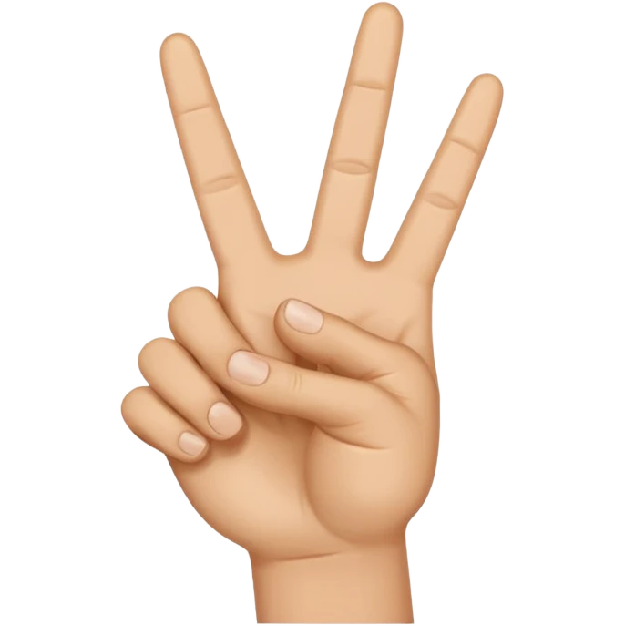 peace sign emoji hand emoji