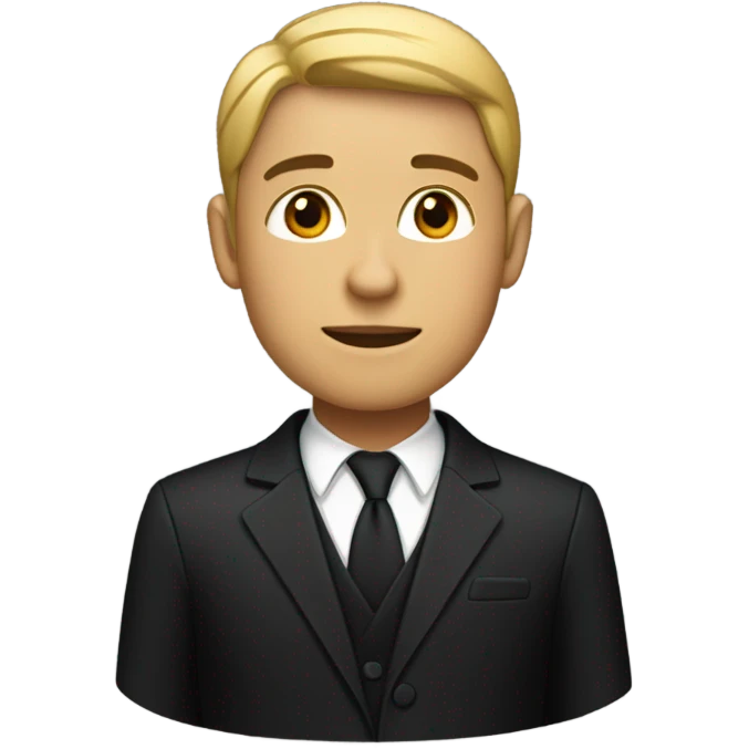 Black outfit emoji