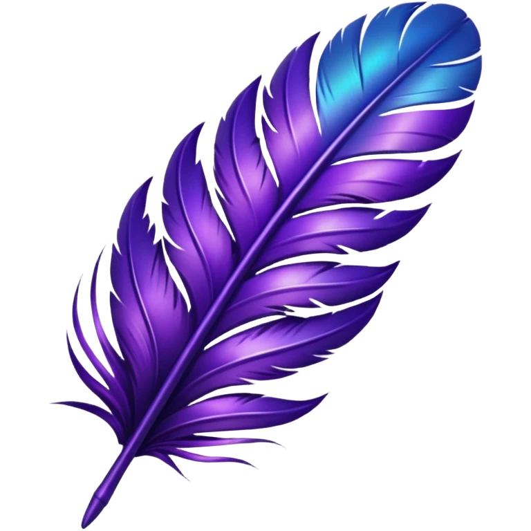a-dovetail-consisting-of-purple-feathers-that-spread-out-in-a-fan-shape.-without-the-dove. emoji