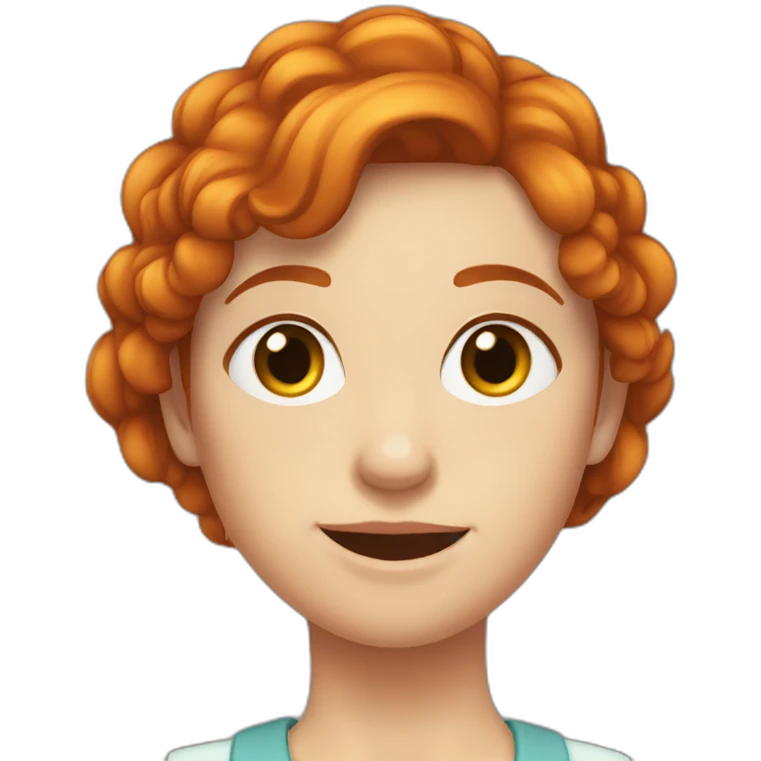 Fille rousse  emoji
