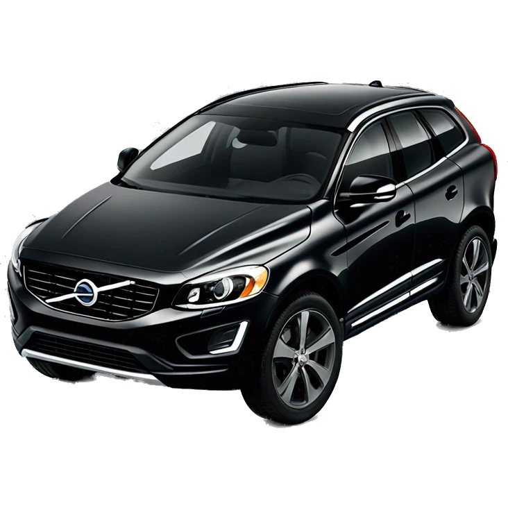 Black Volvo xc60 emoji