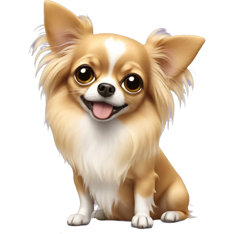 Longhair Chihuahua  emoji