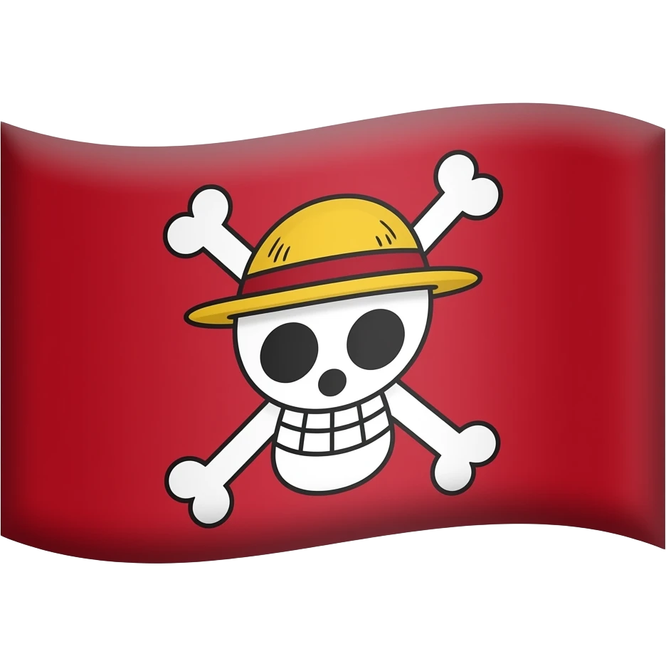 Luffy flag emoji