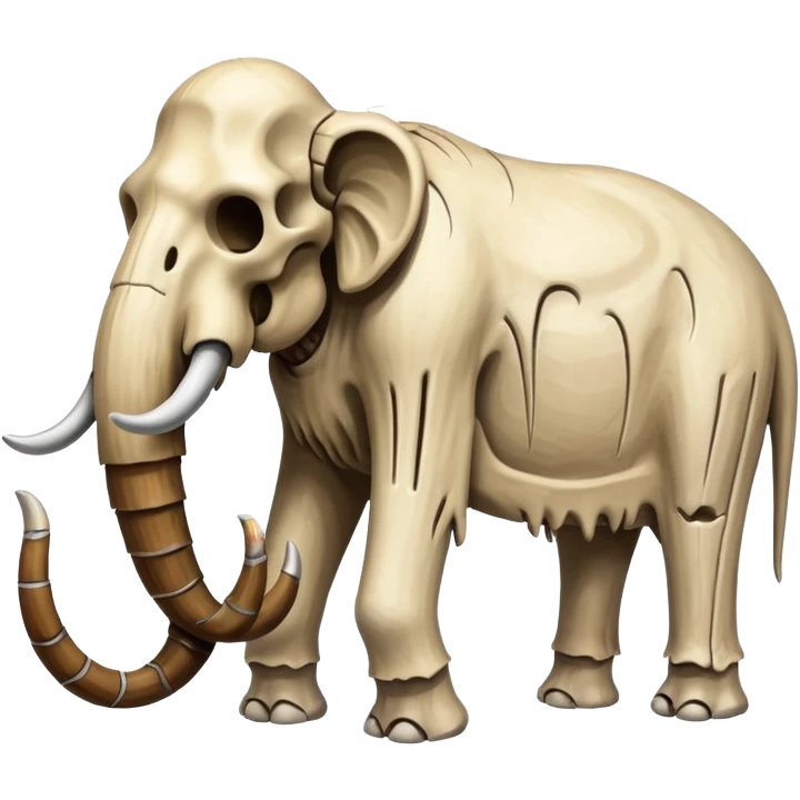 skeleton of a mammoth   emoji