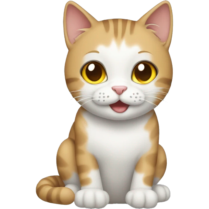 Caring cat emoji