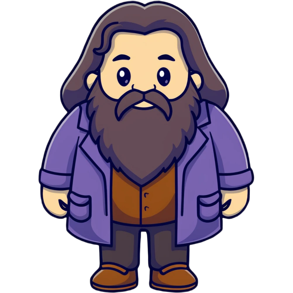 Hagrid from Harry Potter emoji