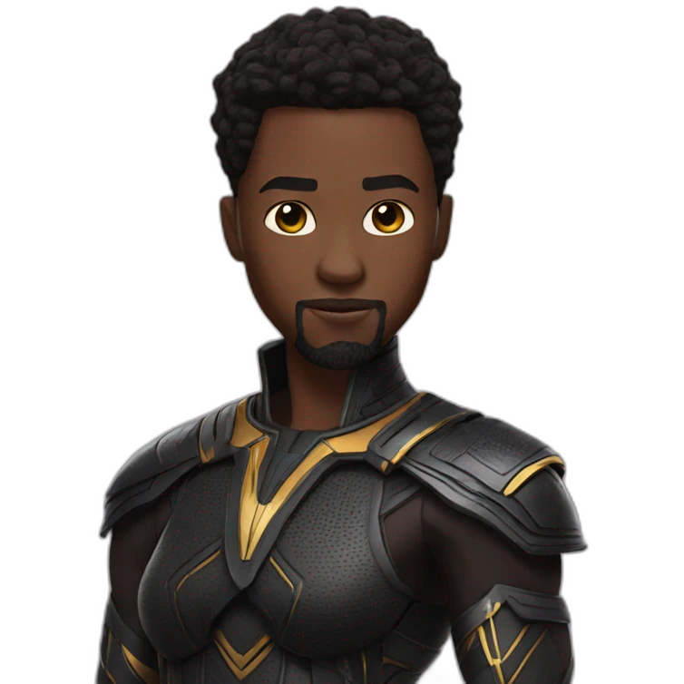 Wakanda forever pose emoji
