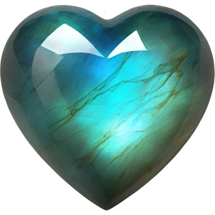Labradorite heart emoji
