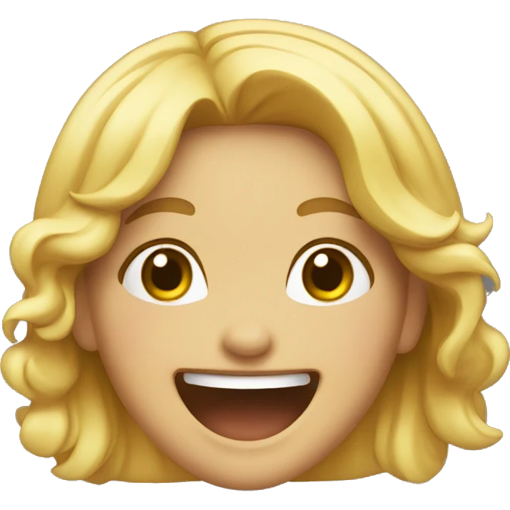 Girl laughing emoji