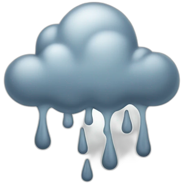 Nuage pluie emoji