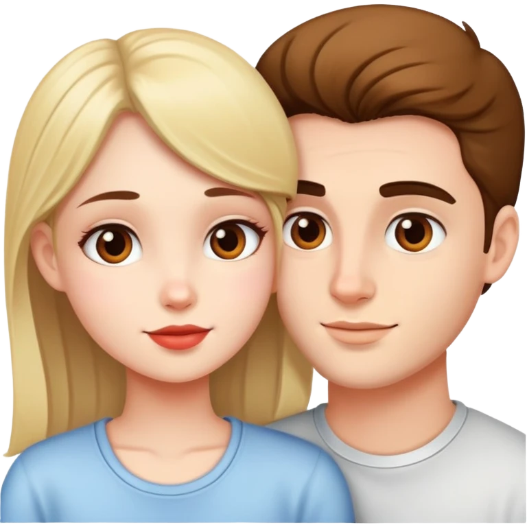Girl in love with boyfriend emoji