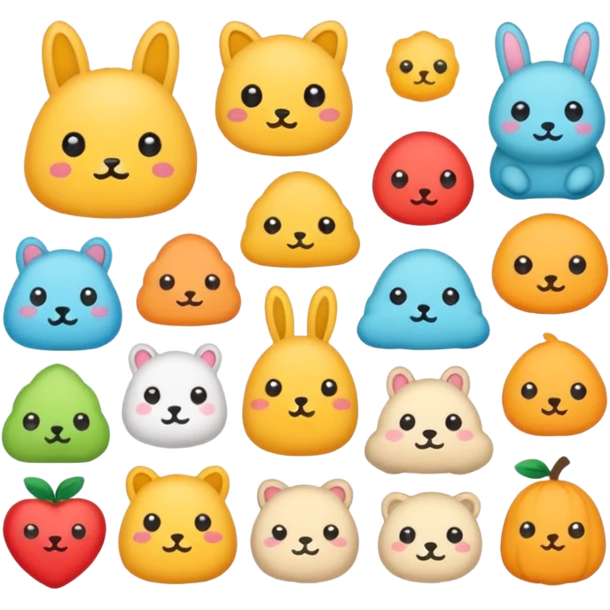 Cute and cozy sticker pack  emoji