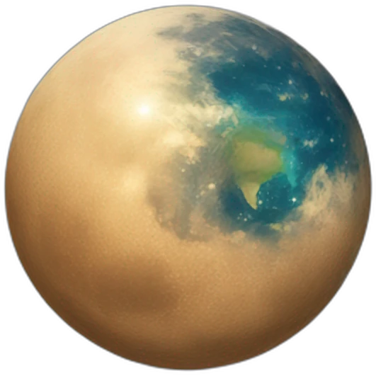Moon and Earth Combined emoji
