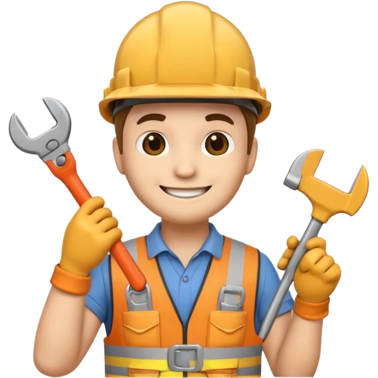 hazme un emoji estilo apple que sea constructor de una empresa emoji