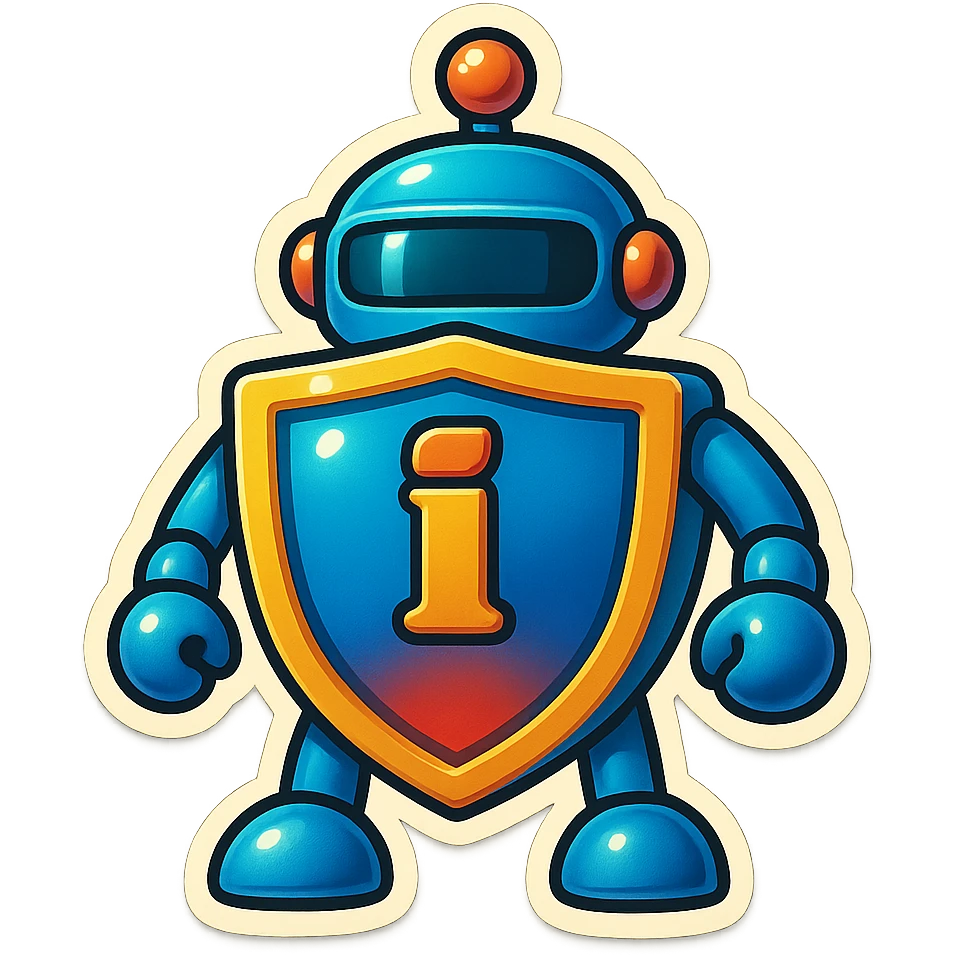 Lets do something else now. can you show me a iWexie shield robot emoji