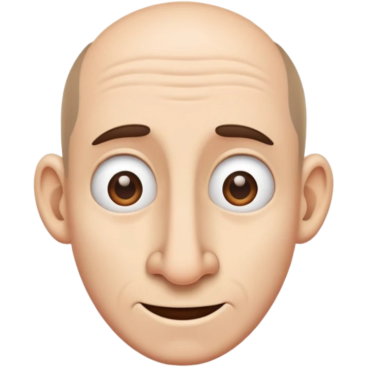 character with a big nose emoji