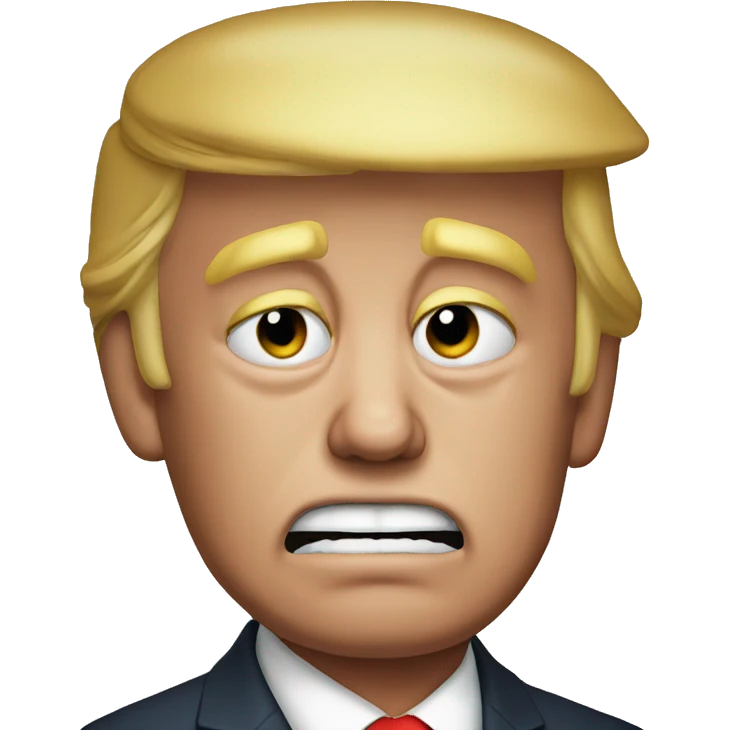 Trump crying  emoji
