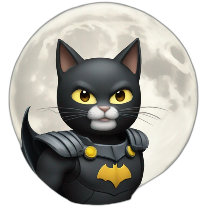 Moon-cat-funny-Batman emoji