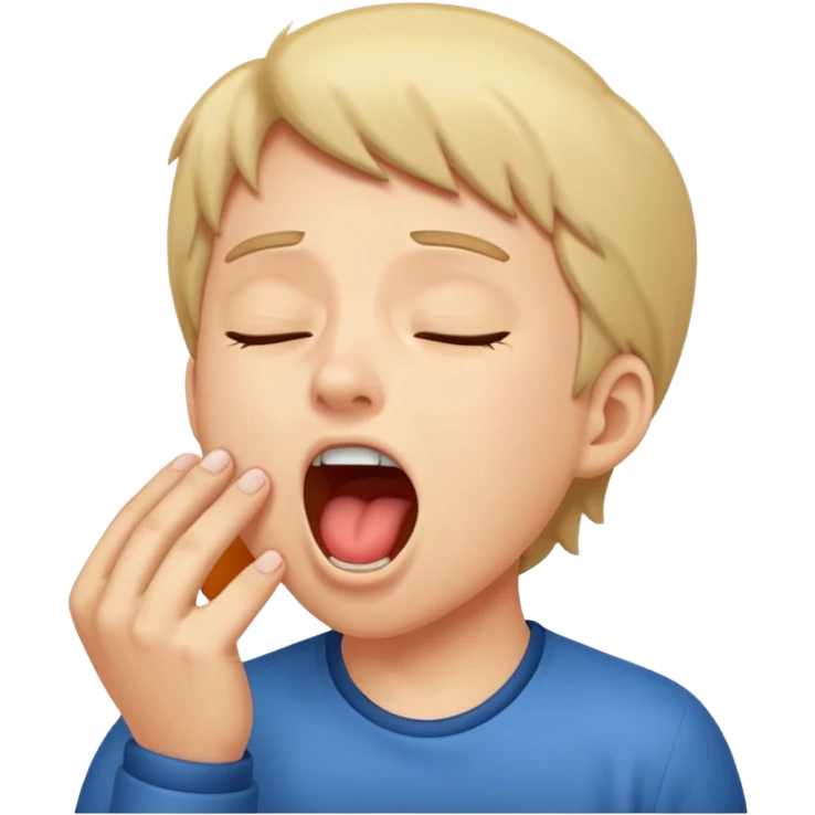People Yawning without Hand emoji