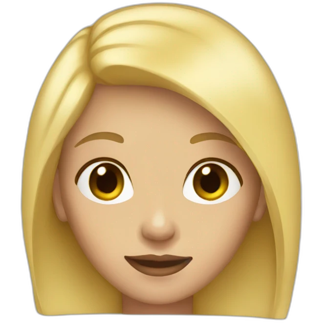 Girl blonde  emoji