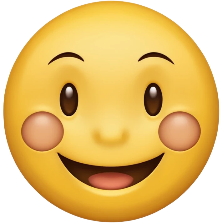 A smiley with half yellow and half brown face smiling emoji