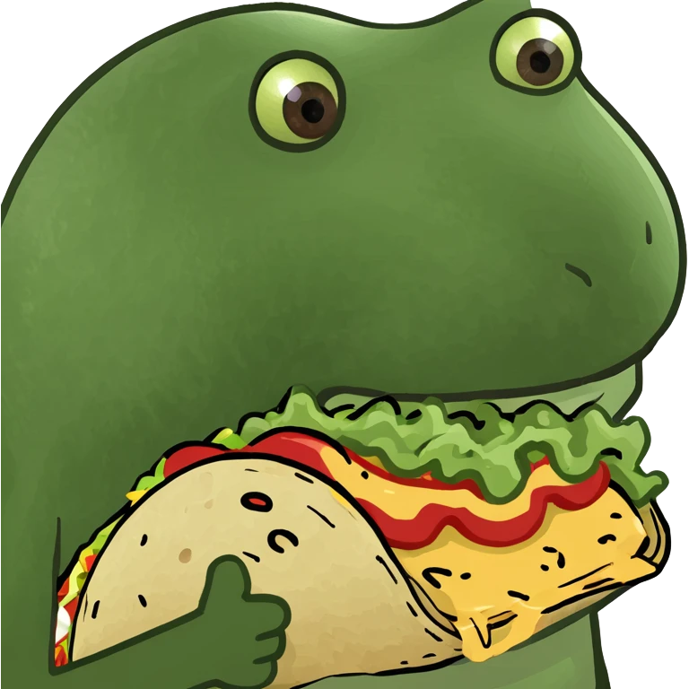 A Mexican eating a taco  emoji