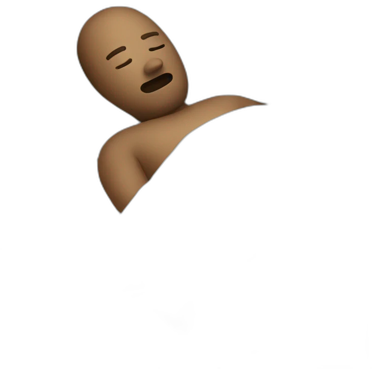 Man sleeping with cpap emoji