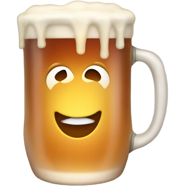 Hot cider cheers emoji