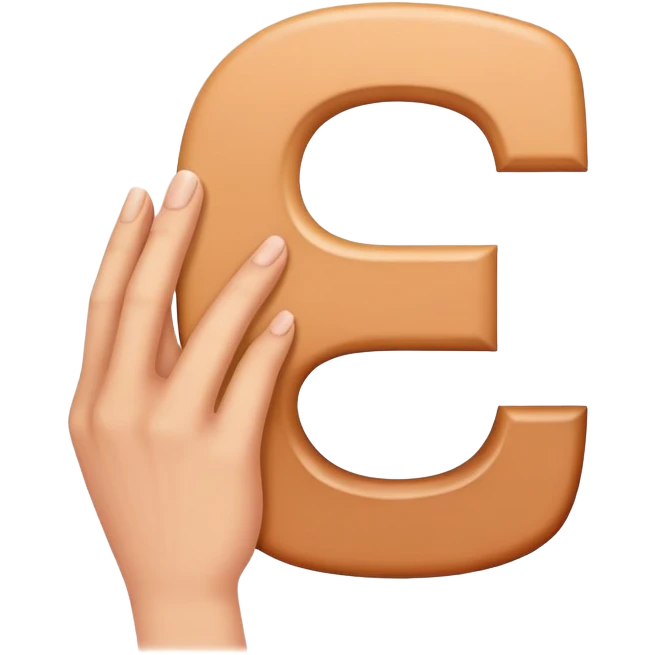 hand doing c letter emoji